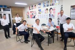 「２人当選も厳しい結果」自民道１１支部選対本部 3