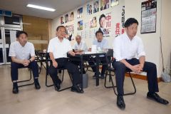 「２人当選も厳しい結果」自民道１１支部選対本部 4