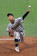 【準決勝・白樺学園―士別翔雲】白樺学園は左腕エースの神谷春空が先発し４回無失点と好投した