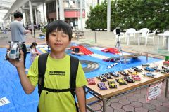 ミニ四駆体験を楽しんだ参加者