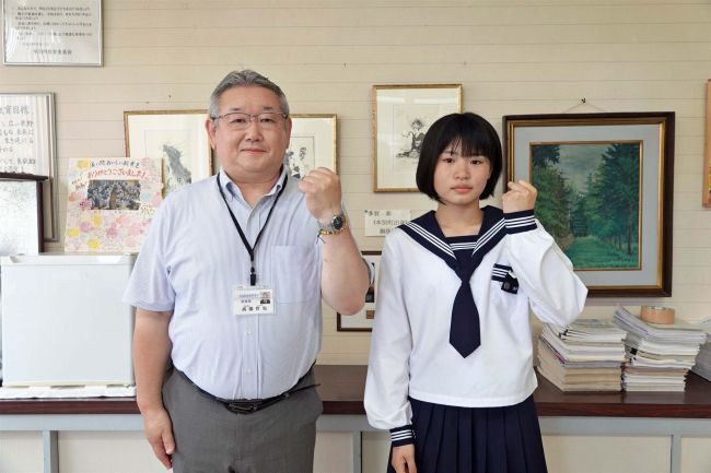 剣道全道大会出場で活躍誓う　本別中の宮野下さん