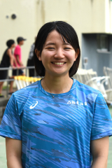 女子短距離２冠の臼井文音（極東油業）