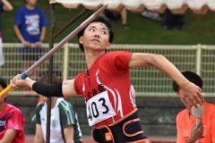 男子やり投げ決勝