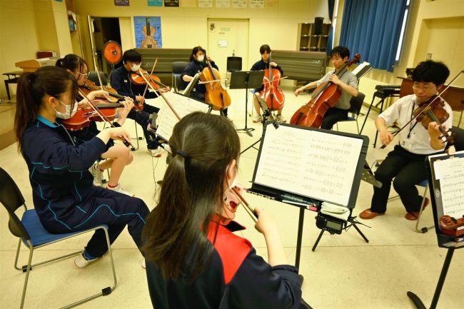 地域おこし協力隊２人が音更高管弦楽局を指導　伊福部音楽祭前に