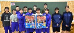 楽しさ表現、今年も中学生がポスター　中札内村「村民盆踊り花火大会」