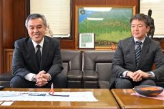 帯広税務署の松田充彦署長が来社 2