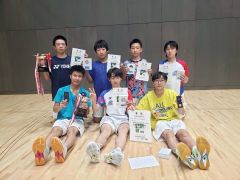 男子団体戦１１連覇の帯一中