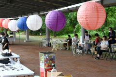 さまざまな催しが行われ、来場者でにぎわった会場内