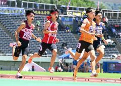 山田健闘　男子８００で十勝高校新　全国高体連陸上第３日