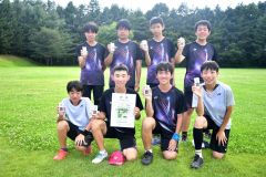 男子団体戦準優勝の帯南町
