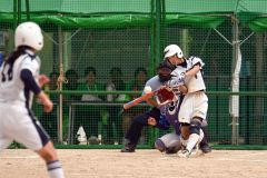 １回戦・帯大谷―帝京安積（金野和彦撮影）