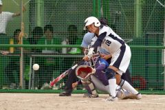 １回戦・帯大谷―帝京安積（金野和彦撮影）