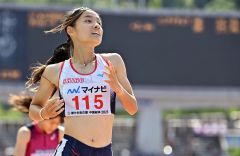 山崎２００も４位　メダルに０秒０１差　全国高校総体陸上競技第４日 8
