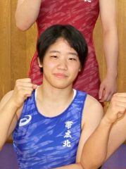帯北の野口初Ｖ　荒川は準優勝　インターハイレスリング女子個人戦