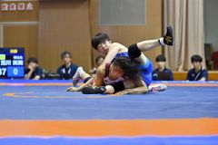 野口紗Ｖ　荒川健闘準優勝　インターハイレスリング