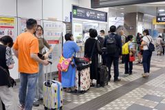 「旅行どうすれば、困った」　津波警報受け特急運休、帯広駅に列