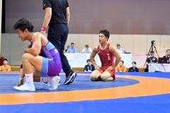野口佳　健闘の準優勝　インターハイレスリング最終日　野口佳が準優勝 2
