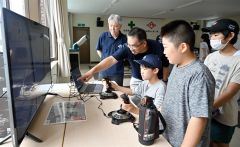 児童へ建設業の魅力伝える　萩原建設工業　「ＯｈａｎａＤａｙ　ＰＲＯＪＥＣＴ」初開催