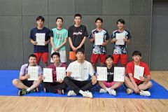 ３年生の部の上位者と推薦選手