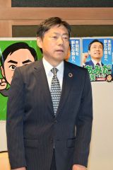 本別町長選への再出馬を表明した編田氏