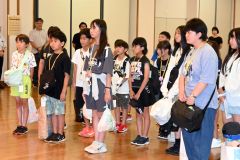 「家族や先生に感謝」沖縄訪問の小学生が帰町　池田 2