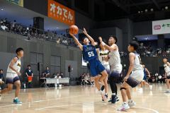 男子２回戦・帯八―江別第三（金野和彦撮影）