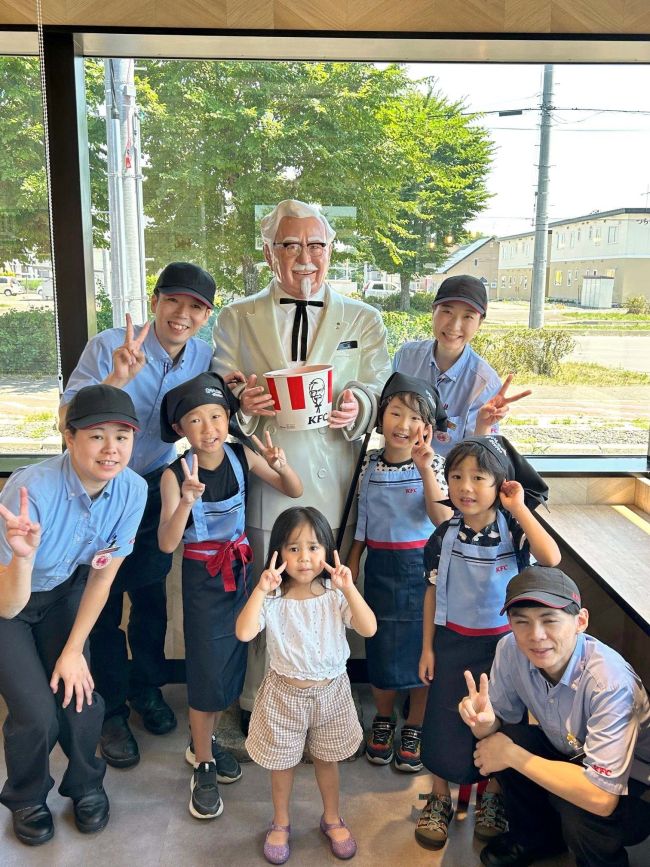 ケンタッキーで子供調理体験　ＳＧＤＳも学ぶ　南の森東店で初実施