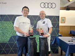 福田・北原組Ｖ　ゴルフのアウディクワトロカップジャパン２０２５帯広予選大会