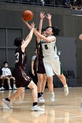 帯西陵女子、堂々の２年連続準優勝　道中学バスケ