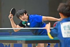 北密（上美生中）が２冠　卓球道選手権カデット十勝予選