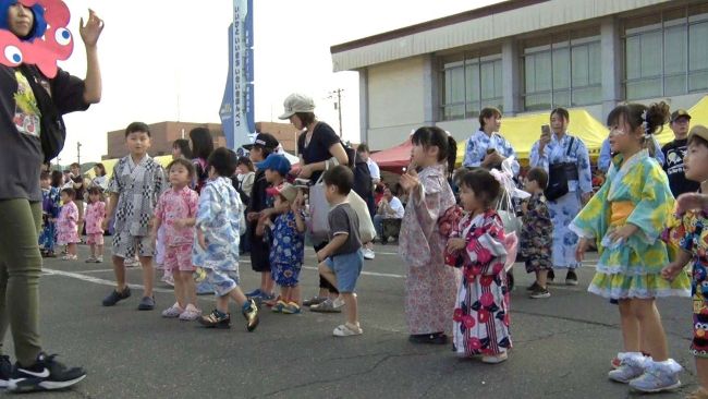 浴衣姿の子どもたちでにぎわう　本別で子ども七夕まつり