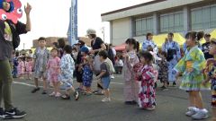 浴衣姿の子どもたちでにぎわう　本別で子ども七夕まつり