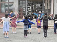 鹿追でラジオ体操の日　５０人が汗 2