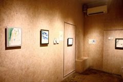 芽室の月夜さんが初個展　神の慈愛を水彩などで表現　１０日まで市内ミントカフェ 3