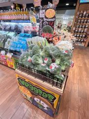 ＪＡ十勝清水町産の野菜が売られているドン・キホーテの生鮮食品売り場（香港、ＪＡ十勝清水町提供）