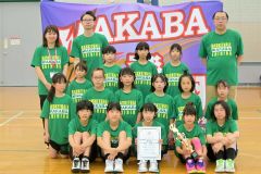 女子３位の若葉