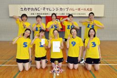 帯広柏林が優勝　ＮＣ杯ママさんバレー