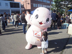 会場を盛り上げるトヨッピー