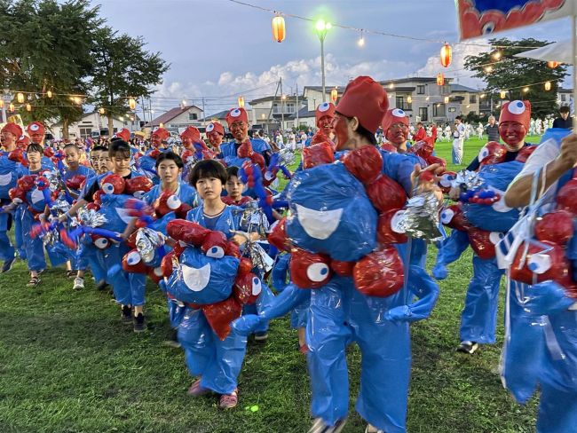 新名称で鹿追の夏彩る「盆踊り」　「ミャクミャク」が優勝