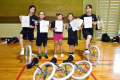 広瀬（札内南３年）Ｖなど十勝勢活躍　一輪車道大会