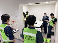 台風被害への対応などを確認した災害対策本部設置に関する机上訓練