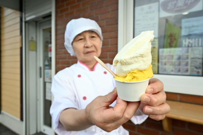 地場産にこだわったジェラート　芽室・あいす屋～夏にひんやり（５）