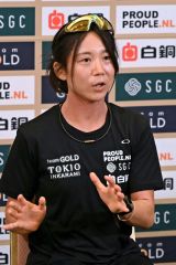 五輪への意気込みを語る高木美帆