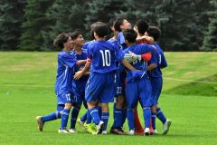 【Ｂブロック１回戦・帯三条―帯工】ＰＫ戦の激闘を制し、準決勝に駒を進めた帯工イレブン
