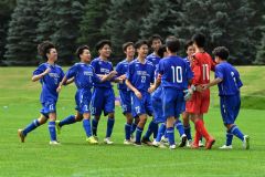 【Ｂブロック１回戦・帯三条―帯工】ＰＫ戦の激闘を制し、準決勝に駒を進めた帯工イレブン