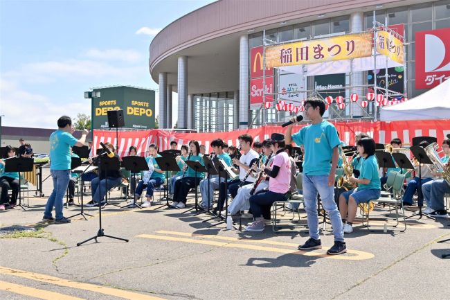 「稲田まつり」でフレスポにぎわい　食や縁日、夏の余韻楽しむ