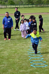 子どもたちがスポーツ、文化に触れる場の提供も大きな行政課題になっている（総合型クラブ発足前の体験事業）