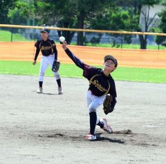 士幌ファイターズの尾澤叶真主将
