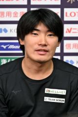 五輪への意欲を語る蟻戸一永