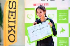 元オリンピック選手の福島千里さん 札内小で走る楽しさ伝授 幕別 5